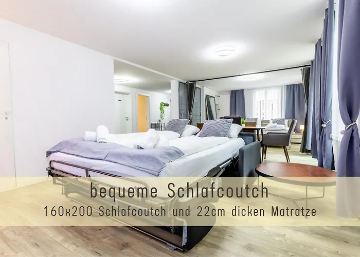 Apartment Modern 80qm Flat With Balcony & Free Parking